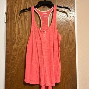 Old Navy Pink Tank-top with Buttons